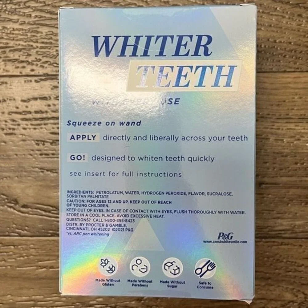 NIB Crest Whitening Emulsions Leave-On Teeth Whitening Treatment‎ EXP 12/22